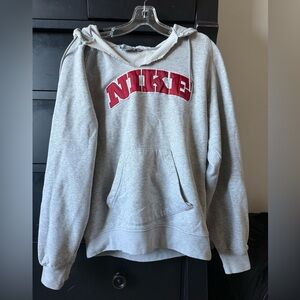 Gray Nike hoodie